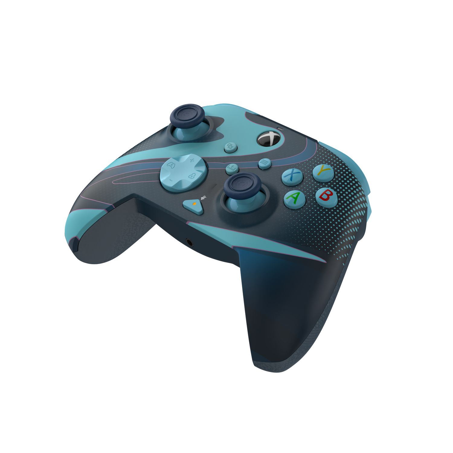 PDP REMATCH GLOW Advanced Wired Controller: Blue Tide For Xbox Series X|S,  Xbox One, & Windows 10/11 PC