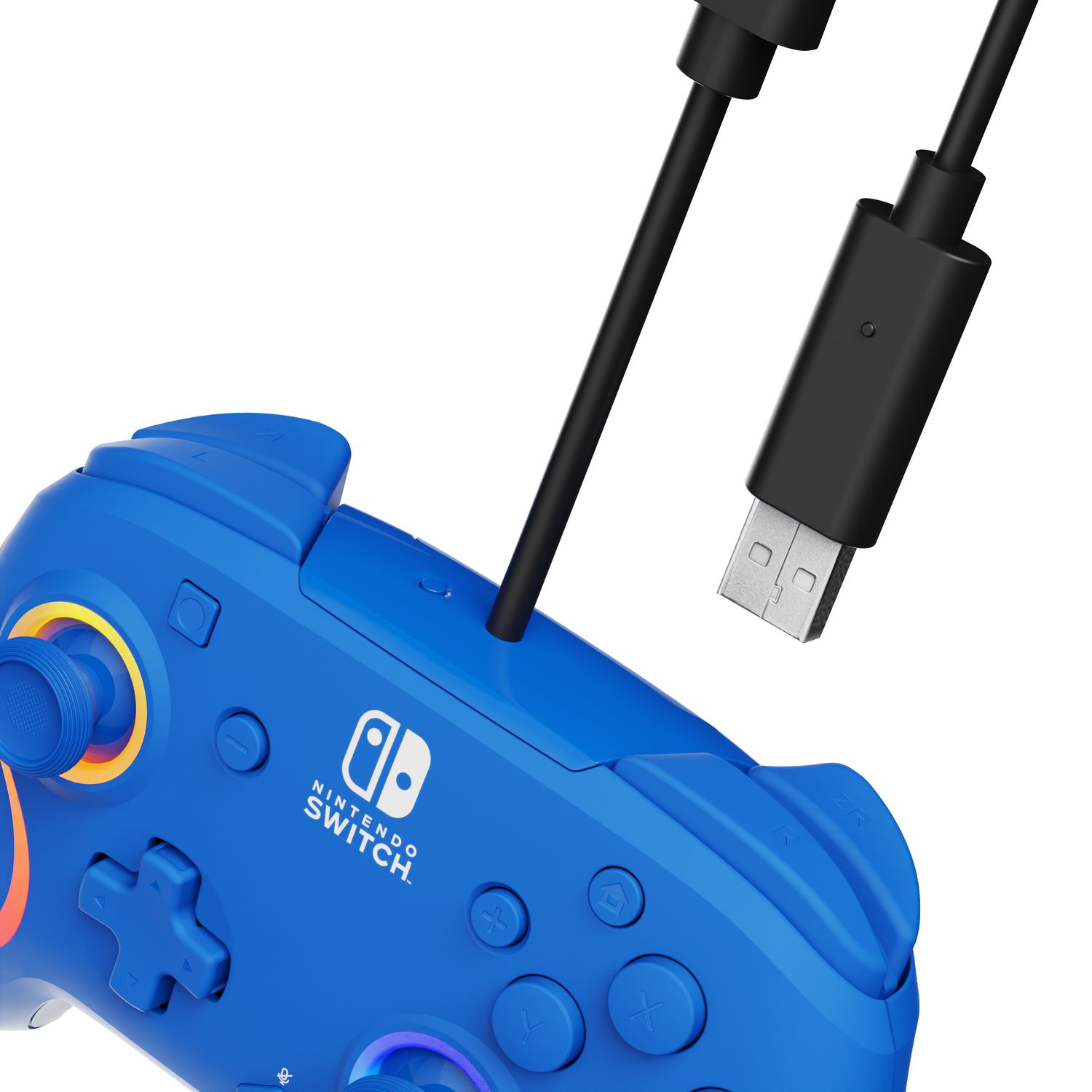 PDP Afterglow™ Wave Wired Controller: Blue Nintendo Switch 