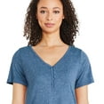 thumbnail image 4 of George Women's Henley Tee, 4 of 6