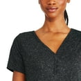 thumbnail image 4 of George Women's Henley Tee, 4 of 6