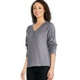thumbnail image 2 of George Women's Henley Tee, 2 of 6