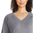 thumbnail image 4 of George Women's Henley Tee, 4 of 6