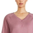 thumbnail image 4 of George Women's Henley Tee, 4 of 6