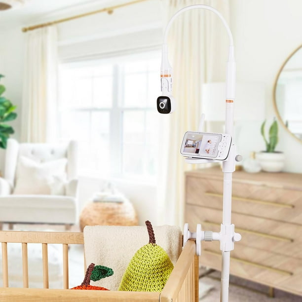 Hubble Nursery Pal Crib Edition Baby Monitor with Crib Mount 
