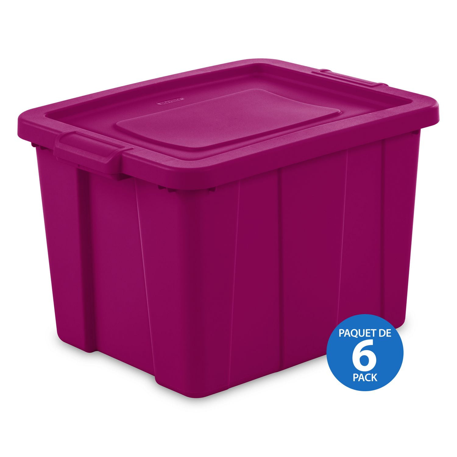 Sterilite Tuff1 Storage Container 68L Pink 6 PK Walmart Canada