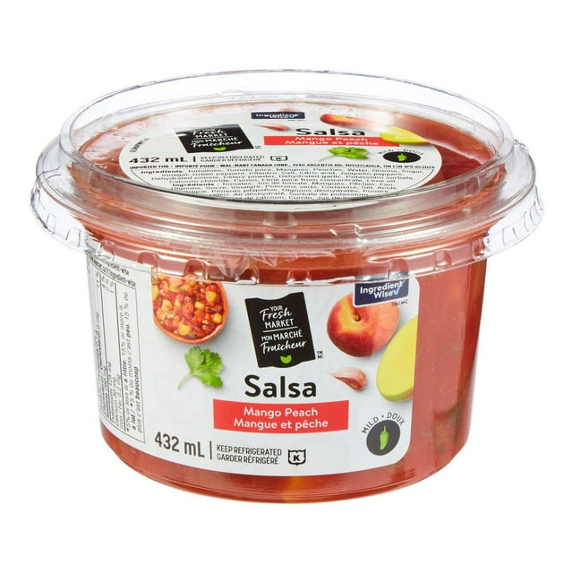Salsa mangue et pêche Mon marché fraîcheur