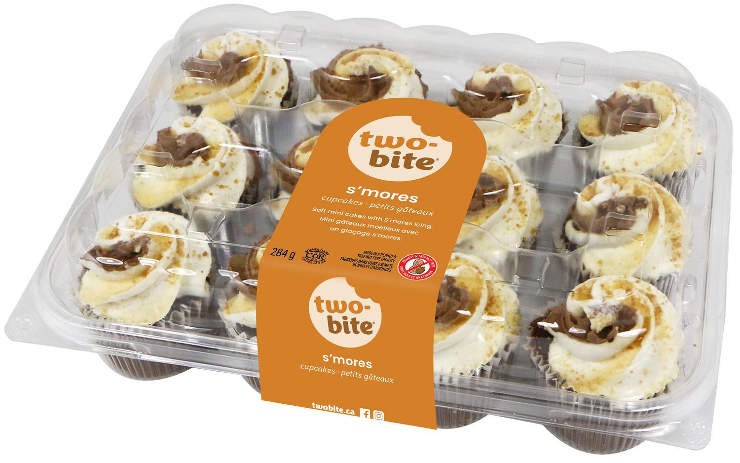 two-bite S'mores Cupcakes