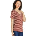 thumbnail image 2 of George Women's Henley Tee, 2 of 6
