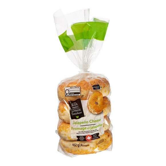 Bagels au fromage et aux jalapeños Mon marché fraîcheur