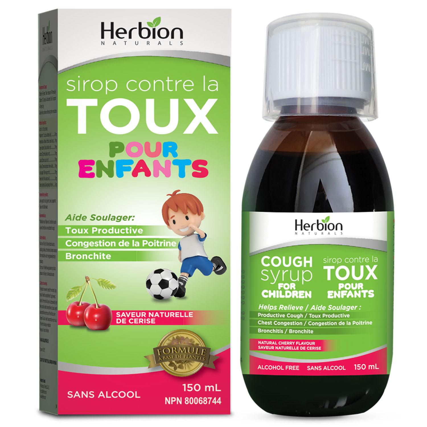 HERBION SIROP CONTRE LA TOUX DE FEUILLES DE LIERRE 150ML