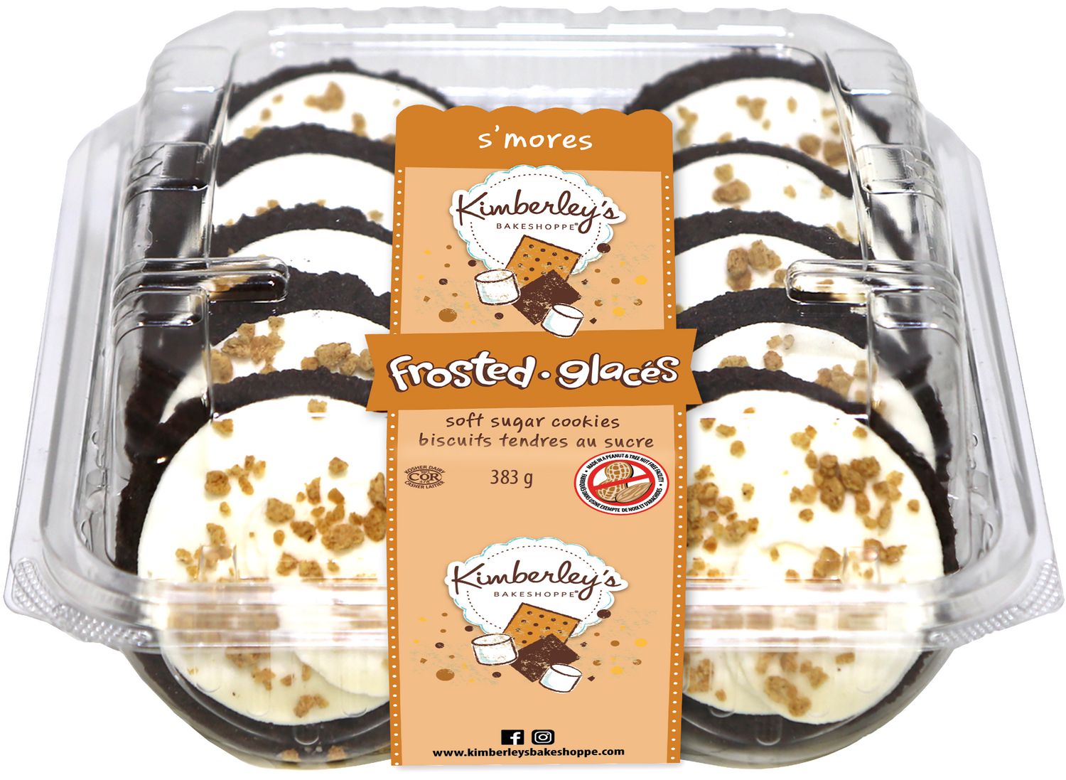 S'mores Frosted Sugar Cookies