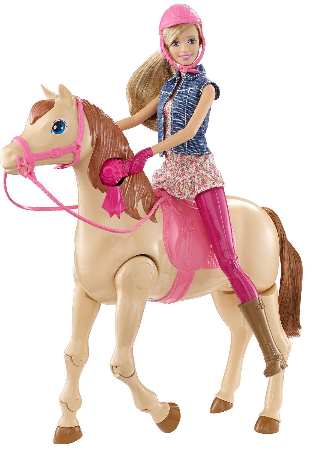 horse riding barbie doll