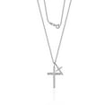 thumbnail image 1 of Luxury Designs Sterling Silver Faith Necklace, 1 of 2