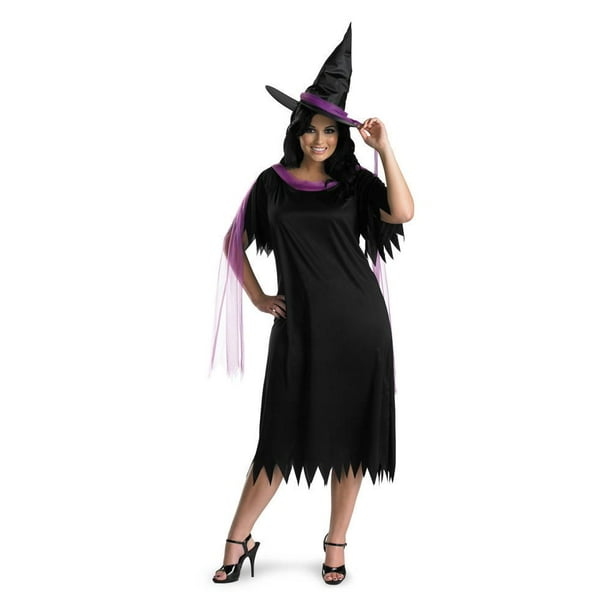 Costume de sorcière (grande taille pour dames 18-20)