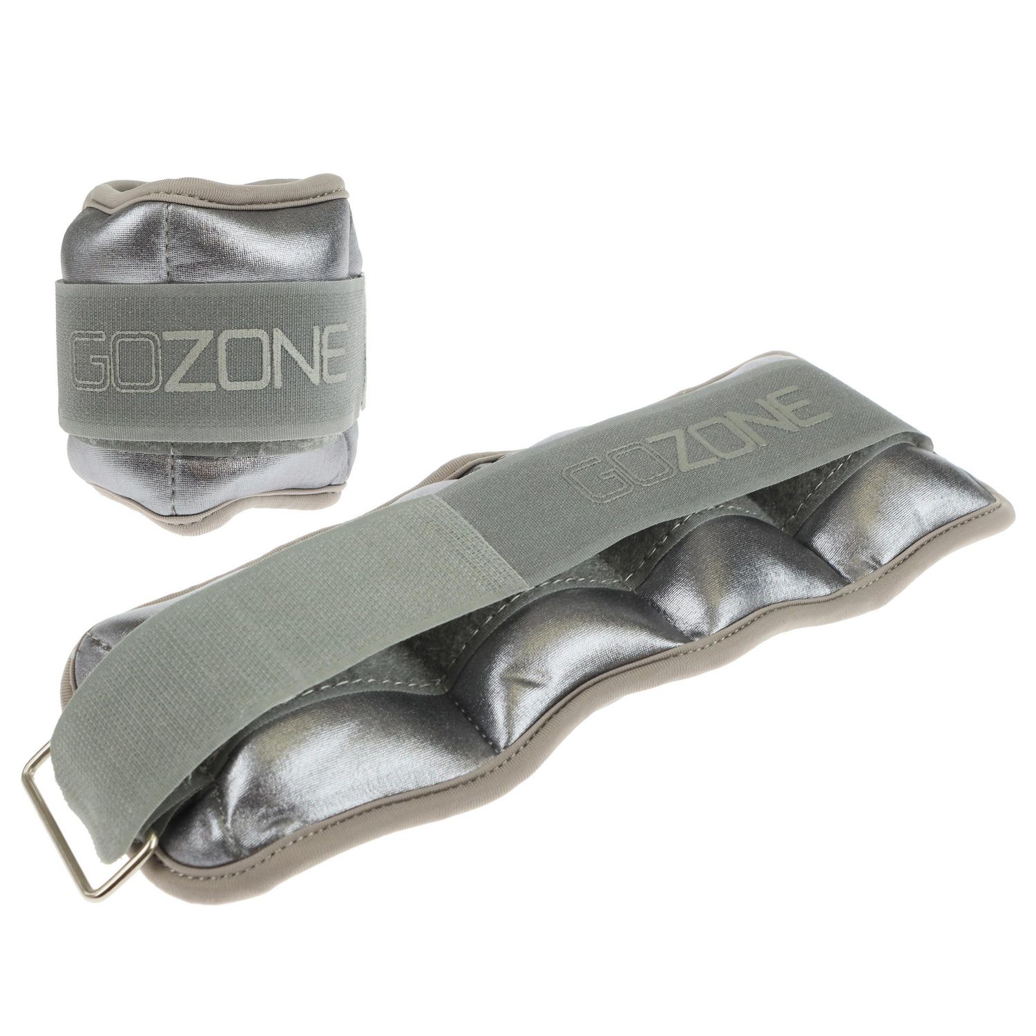 GoZone 2lb Total Ankle Wrist Weights, Silver Combo Walmart Canada