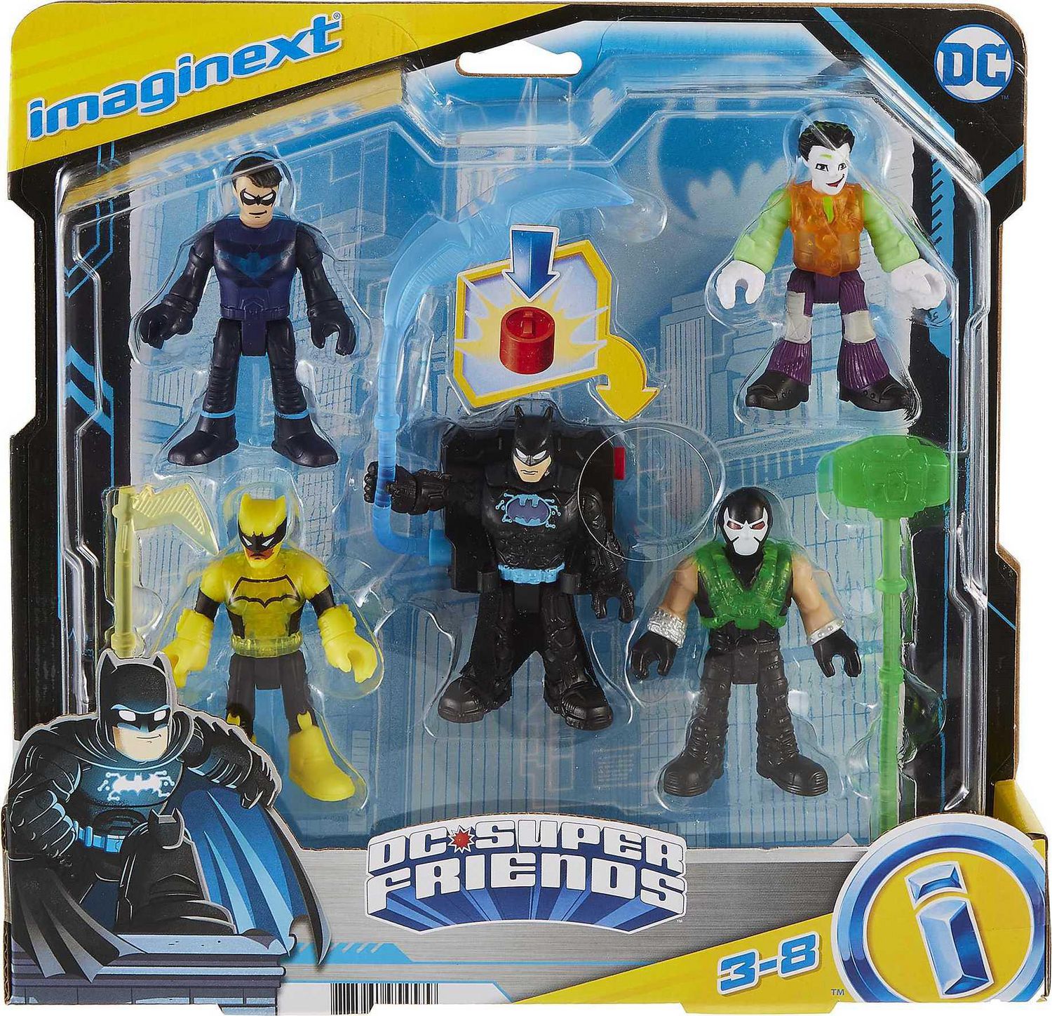 Fisher-Price Imaginext DC Super Friends Bat-Tech Multi-Pack, Ages 3-8