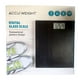 Accuweight 400 lb Digital Glass Scale in Black, Symmetrical pattern design - image 5 of 5