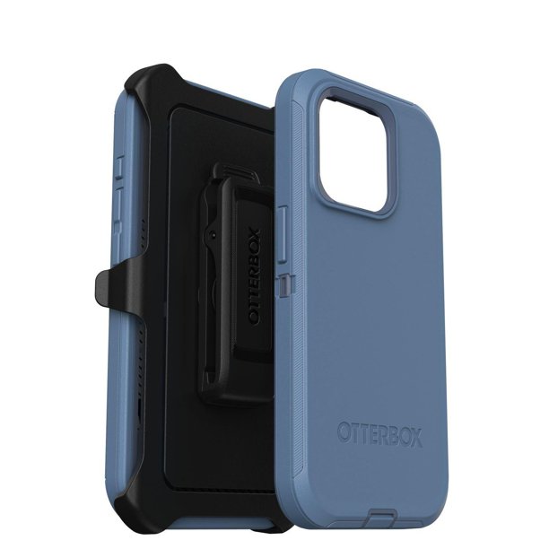 OtterBox - Commuter Case for Apple iPhone 15 Plus / iPhone 14 Plus - Crisp Denim