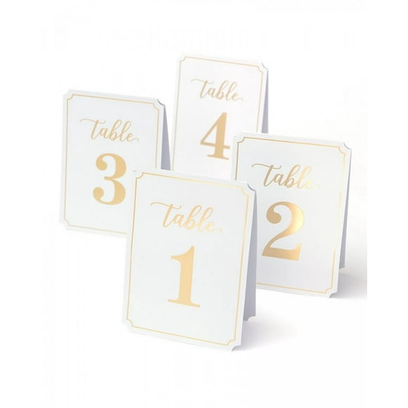 NUMÉROS DE TABLE 1-2