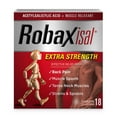 thumbnail image 1 of Robaxisal Extra Strength (18 Count), Pain Reliever (Acetylsalicylic acid), Muscle Relaxant (Methocarbamol), 1 of 5
