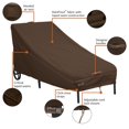 thumbnail image 3 of Housse de chaise longue de patio Madrona RainProof de Classic Accessories, 3 of 9