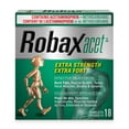 thumbnail image 1 of Robaxacet Extra Strength (18 Count), Pain Reliever (Acetaminophen), Muscle Relaxant (Methocarbamol), 1 of 6