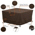 thumbnail image 3 of Housse de table de foyer carrée Madrona Rainproof de Classic Accessories, 3 of 9
