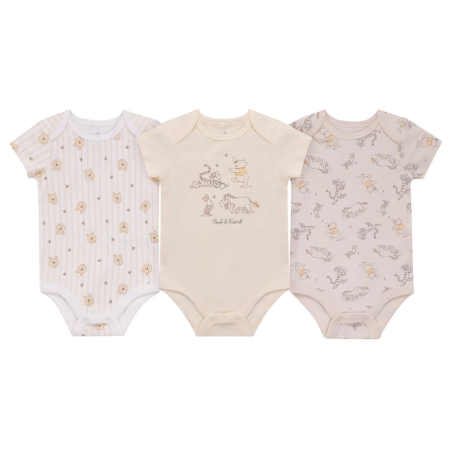 Disney Winnie l'Ourson ensemble 3mcx de cache-couches en coton biologique unisexe