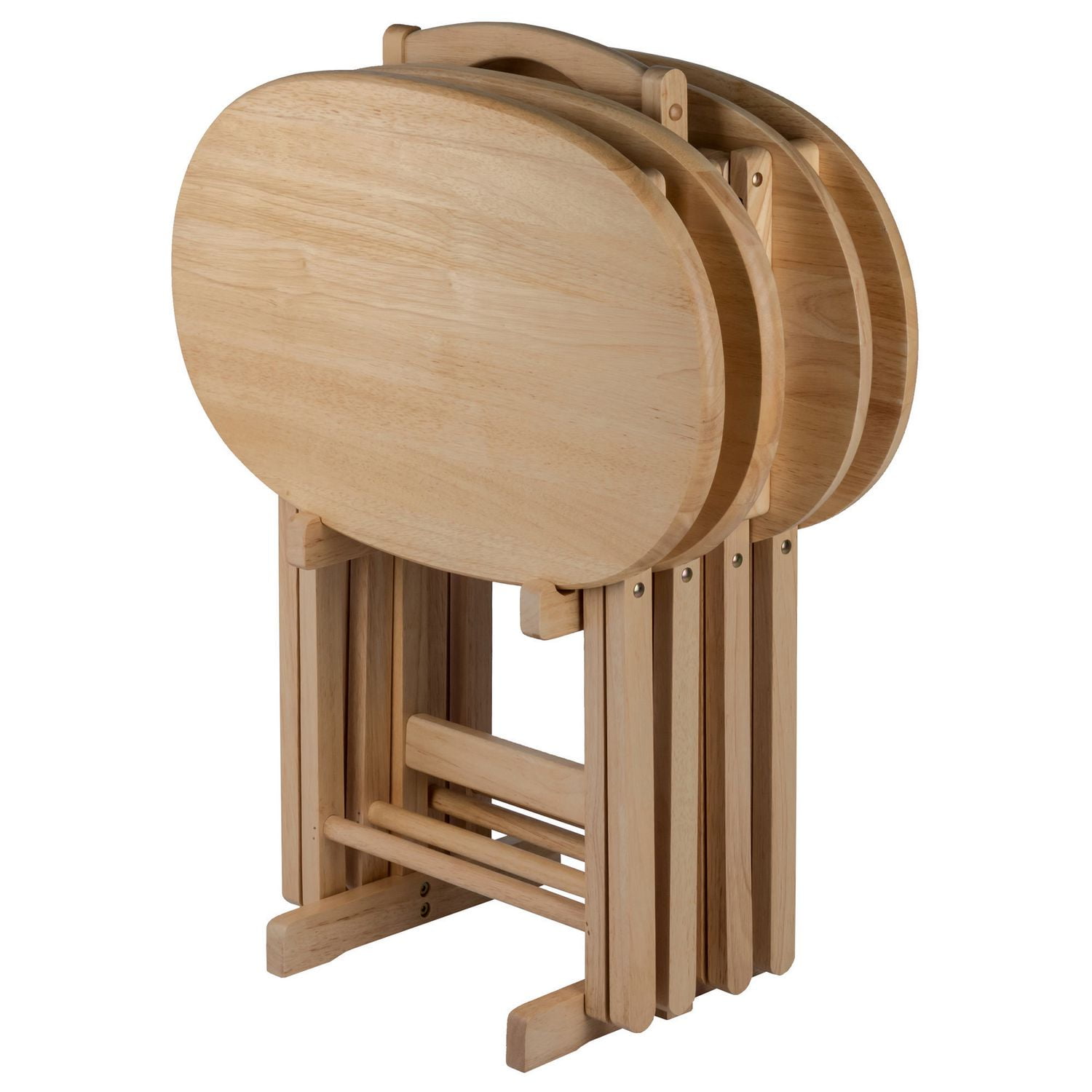 Nathan 5PC Snack Table Set Natural Walmart Canada