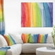 Impression sur toile « Flowing Rainbow Colors » Design Art – image 2 sur 2