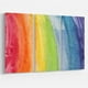 Impression sur toile « Flowing Rainbow Colors » Design Art – image 1 sur 2