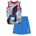 thumbnail image 1 of Spider-Man 2-Piece Tank Sleeve Sleep Set with Shorts, 1 of 2