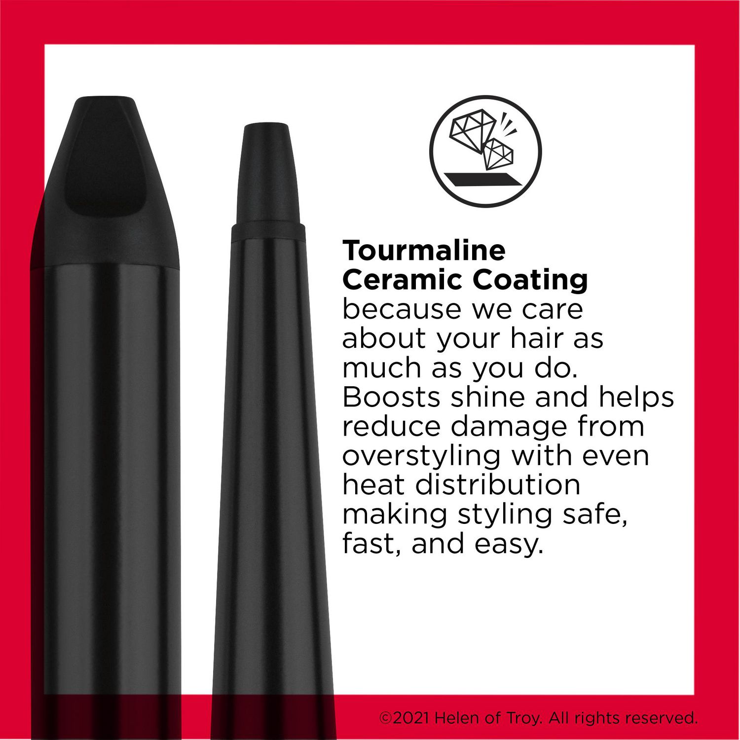 Revlon tourmaline ceramic deals 2-in-1 barrel wand