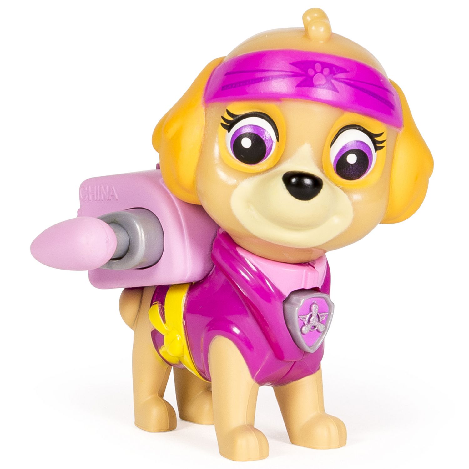 Paw Patrol - Action Pack Pup - Pat' Patrouille - Figurine Stella 10cm -  émet du son - Figurine de collection - Achat & prix