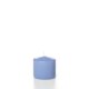 Just Candles 9 Pack 3"x3" Bougies Piliers non parfumées  - Pervenche Bleu – image 3 sur 7