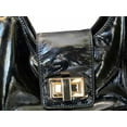 thumbnail image 4 of Della Leather Tote Patent Black Ryan, 4 of 4