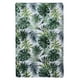 Palm tapis en motif feuille botanique, vert/blanc – image 1 sur 3
