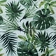 Palm tapis en motif feuille botanique, vert/blanc – image 2 sur 3