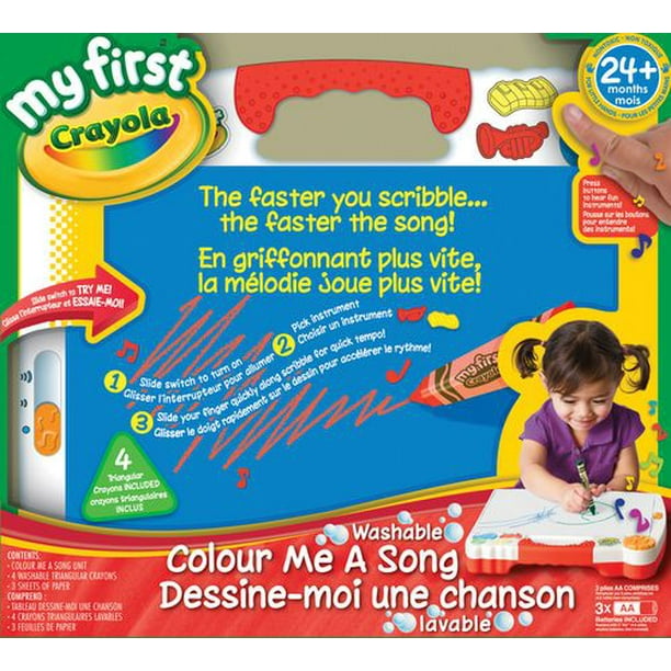 Dessine-moi une chanson lavable Crayola