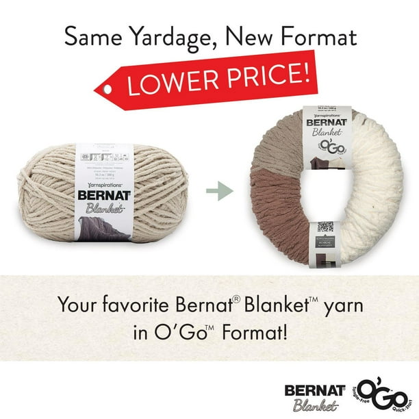Bernat® Blanket Extra Thick™ #7 Jumbo Polyester Yarn, Clay 21.2oz/600g, 72  Yards