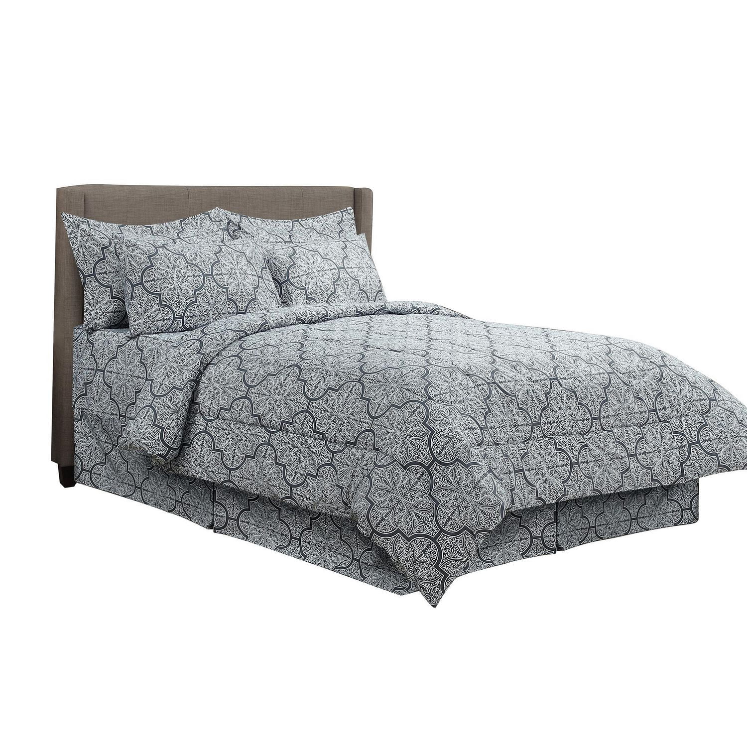 Dynasty Grey 8 Piece Comforter Set | Walmart Canada