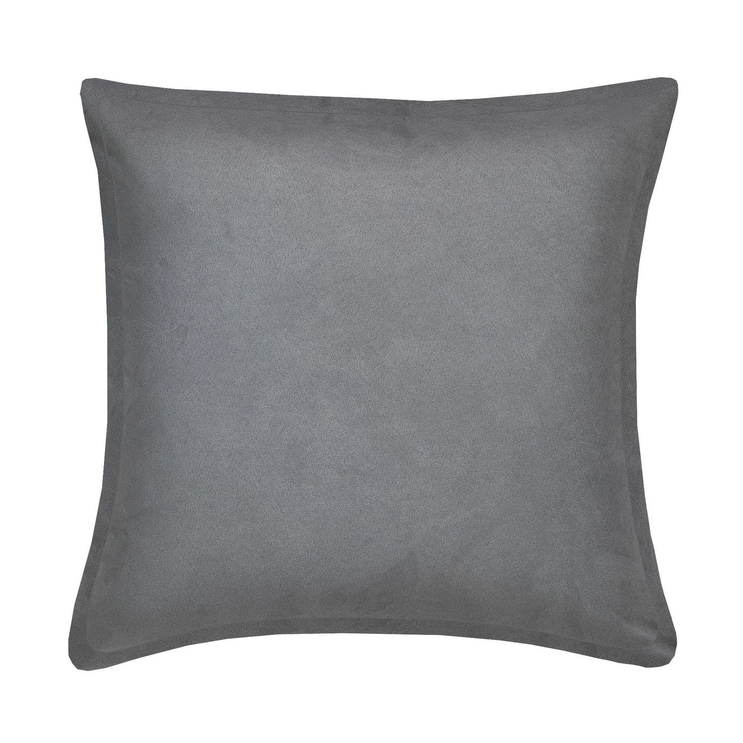 Suede Grey Decorative Cushion Walmart Canada