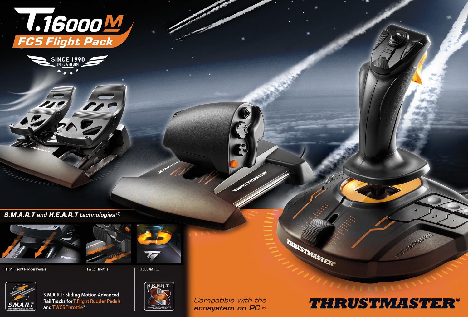 Thrustmaster T16000M FCS Flight Pack - Walmart.ca