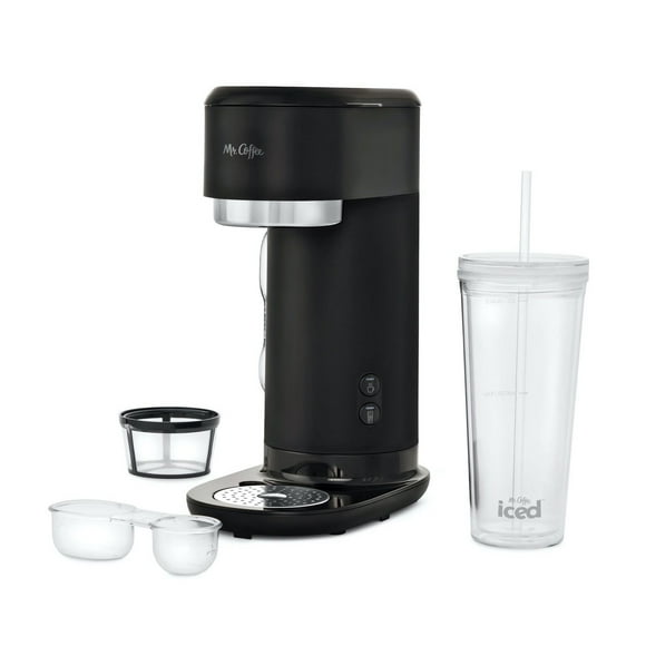 Cafetière individuelle pour cafés glacés et chauds Mr.&nbsp;Coffee Iced noir