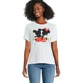 thumbnail image 1 of Disney Women's Mickey and Minnie Mouse Tee, 1 of 3