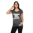 thumbnail image 1 of Star Wars Women's Maternity Grogu Ruched Tee, 1 of 3