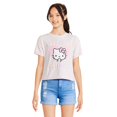 thumbnail image 1 of Hello Kitty Girls' Crop Short Sleeve Tee, 1 of 3