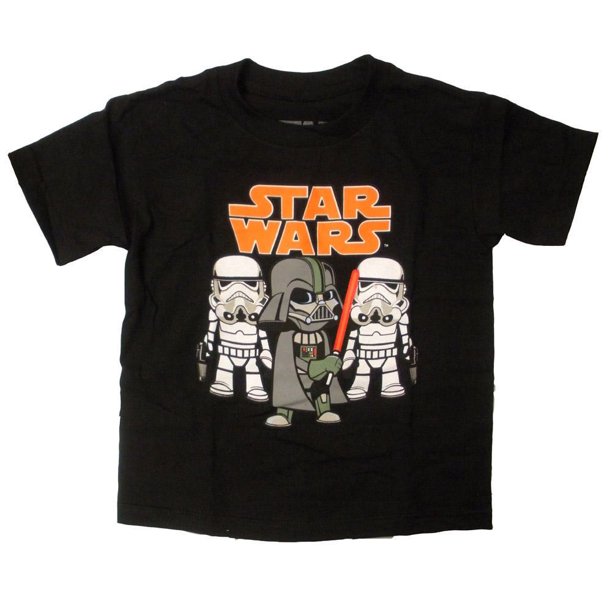 T-shirt Star Wars à manches courtes et à encolure ras du cou pour garçons