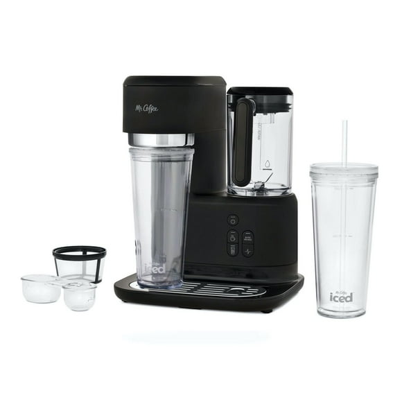 Cafetière individuelle avec mélangeur pour cafés frappés, glacés et chauds Mr.&nbsp;Coffee Frappe Fonctionnalité 3 en 1