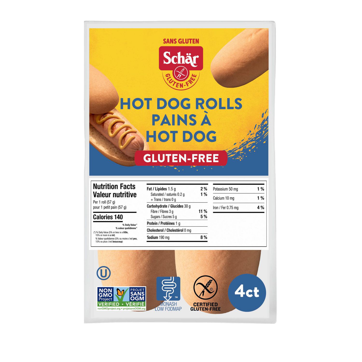 Schär Gluten-Free Hot Dog Rolls